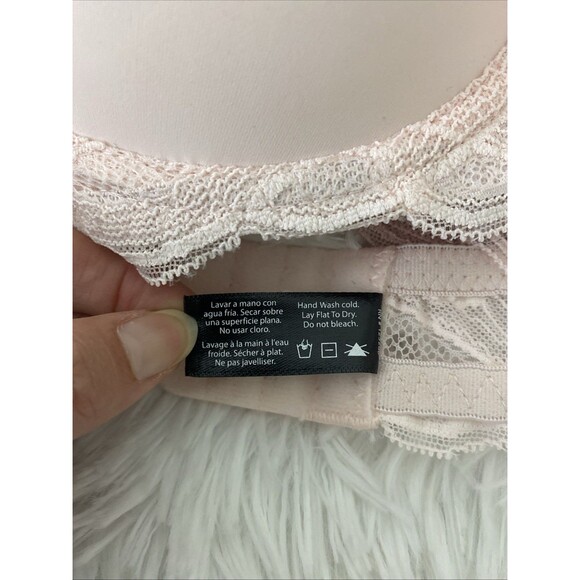 Tahari Push Up Bra 3 Pack Size 36C Black White Pink Mesh Essenntial Lift - Picture 11 of 13